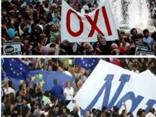 Φωτογραφία για Αγανακτισμένη Ελληνίδα τεκμηριώνει το ΟΧΙ της