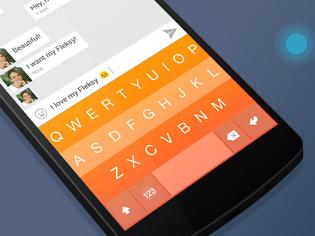 Φωτογραφία για Fleksy Keyboard : AppStore free today.....κατεβάστε δωρεάν το καλύτερο πληκτρολόγιο