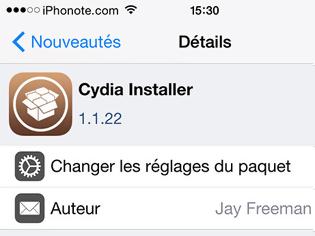 Φωτογραφία για Νέα έκδοση του cydia διορθώνει προβλήματα (1.1.22)