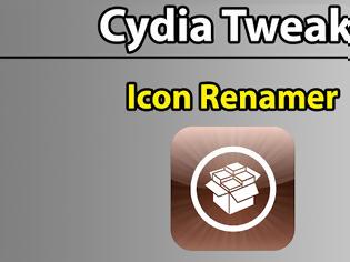 Φωτογραφία για Icon Renamer : Cydia tweak free update v 1.2.2