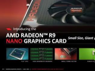 Φωτογραφία για Η AMD επιβεβαιώνει ότι η R9 Nano θα κυκλοφορήσει τον Αύγουστο