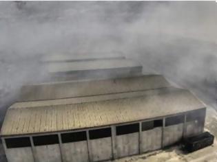 Φωτογραφία για Εσβησε η φωτιά στο εργοστάσιο με πλαστικά στο Μενίδι