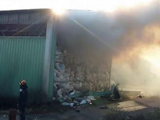 Φωτογραφία για ΚΑΤΑΣΤΡΟΦΗ:  Πυρκαγιά εργοστασίου στην Αύρα Καλαμπάκας