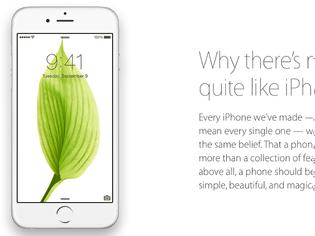 Φωτογραφία για Η Apple εξηγεί γιατί ένα iPhone είναι το καλύτερο από όλα τα τηλέφωνα