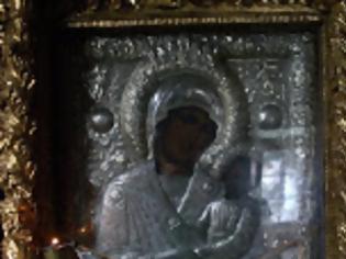 Φωτογραφία για 6859 - Στην Εξοχή Θεσσαλονίκης η θαυματουργή εικόνα «Φοβερά Προστασία» της Ιεράς Μονής Κουτλουμουσίου του Αγίου Όρους