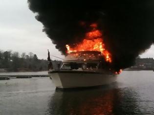 Φωτογραφία για Πυρκαγιά σε σκάφος στη Θάσο