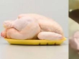 Φωτογραφία για ΣΚΑΝΔΑΛΟ! Δείτε τι κάνουν στα κοτόπουλα για να τα πουλήσουν ακριβότερα - Βίντεο ντοκουμέντο...