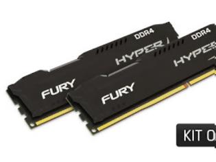 Φωτογραφία για Dual Channel Fury DDR4 kit λανσάρει η HyperX