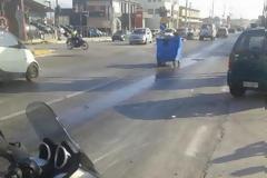 Πάτρα - ΠΡΟΣΟΧΗ! Πετρέλαιο στο δρόμο, επί της Ν.Ε.Ο Πατρών- Κορίνθου