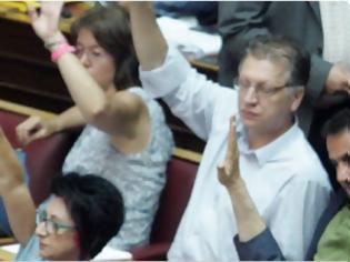 Φωτογραφία για Ποια βουλευτής πήγε στη Βουλή φορώντας μπλούζα με μολότοφ; [photos]