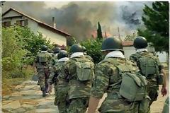 Συνεισφορά Στρατού Ξηράς στην Αντιμετώπιση της Πυρκαγιάς στη ν. Ρόδο