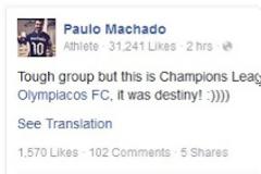 ΟΛΥΜΠΙΑΚΟΣ ΤΟ... «ΠΕΠΡΩΜΕΝΟ» ΤΟΥ ΜΑΣΑΝΤΟ! (ΡΗΟΤΟ)