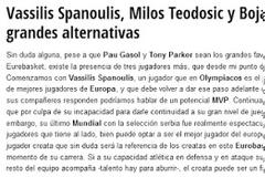 «ΕΝΔΕΧΟΜΕΝΟΣ... MVP ΤΟΥ ΕΥΡΩΜΠΑΣΚΕΤ Ο ΣΠΑΝΟΥΛΗΣ!»