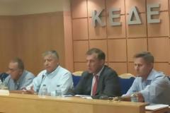 Ενδιαφέρον Δημόπουλου για το μεταναστευτικό - Συμμετείχε σε σύσκεψη της ΚΕΔΕ