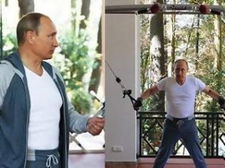 Φωτογραφία για Ο Πούτιν στο γυμναστήριο, με φόρμα των 2.500 ευρώ - Τι μάρκα είναι, γιατί είναι τόσο ακριβή; [photos]