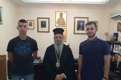 Στον Μητροπολίτη Λαρίσης Ιγνάτιο υποψήφιοι αξιωματικοί του στρατού