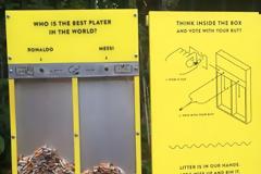 Έξυπνη καμπάνια κατά των αποτσίγαρων στους δρόμους