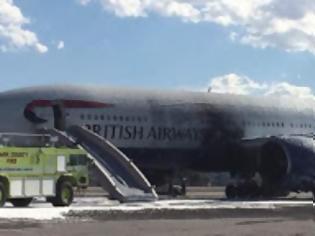 Φωτογραφία για Πανικός σε πτήση των British Airways - Αεροπλάνο πήρε φωτιά κατά την απογείωση