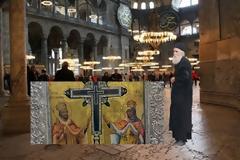 Ανατριχιαστική προφητεία - Τι θα συμβεί μόλις μπει ο Τίμιος Σταυρός στην Αγιά Σοφία;