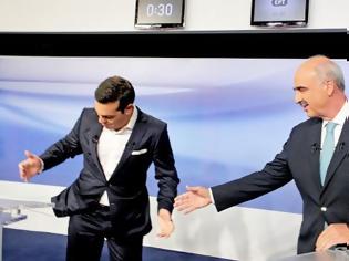 Φωτογραφία για Το ατύχημα Τσίπρα στο debate που προκάλεσε γέλια!