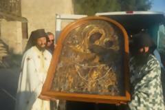 7087 - Επιστροφή Θαυματουργής Εικόνας Παναγίας Γοργοϋπηκόου στην Ιερά Μονή Δοχειαρίου