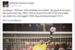 ΡΟΜΠΕΡΤΟ : ΠΟΛΥ ΠΕΡΗΦΑΝΟΣ ΓΙΑ ΤΗΝ ΟΜΑΔΑ ΜΟΥ ΚΑΙ ΤΟΥΣ ΟΠΑΔΟΥΣ ΜΑΣ! (ΡΗΟΤΟ)