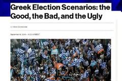 BLOOMBERG: ΤΡΙΑ ΣΕΝΑΡΙΑ ΓΙΑ ΤΙΣ ΕΛΛΗΝΙΚΕΣ ΕΚΛΟΓΕΣ