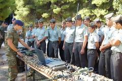 Eπίσκεψη Ευελπίδων στη Σχολή Διαβιβάσεων και στον Ειδικό Διακλαδικό Λόχο Πυρηνικής/Βιολογικής/Χημικής Άμυνας