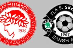 ΧΑΜΟΣ: 2 γκολ μέσα σε τρία λεπτά στον αγώνα Ξάνθη - Ολυμπιακός