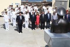 Παρουσία ΥΕΘΑ Πάνου Καμμένου στις εκδηλώσεις για την 72η Επέτειο βύθισης του Α/Τ Β. Όλγα και στα αποκαλυπτήρια της προτομής του ήρωα Αντιναύαρχου Χ. Καραθανάση ΠΝ στη Λέρο