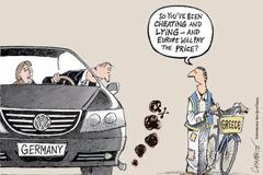 Το σκίτσο των New York Times για το σκάνδαλο Volkswagen και τη σχέση του με την Ελλάδα