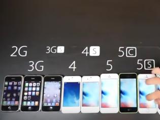 Φωτογραφία για Σύγκριση των επιδόσεων όλων των iPhone