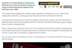 ΟΙ ΟΠΑΔΟΙ ΤΗΣ ΑΡΣΕΝΑΛ «ΔΙΩΧΝΟΥΝ» ΤΟΝ ΒΕΝΓΚΕΡ ΜΕΤΑ ΤΗΝ ΗΤΤΑ ΑΠΟ ΤΟΝ ΘΡΥΛΟ! (PHOTO)