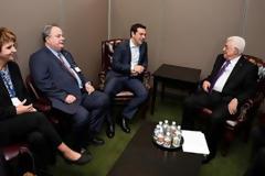 Συνάντηση Τσίπρα με τον πρόεδρο της Παλαιστίνης