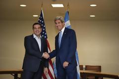 Προσφυγικό, ενέργεια και Kυπριακό στη συνάντηση Τσίπρα - Κέρι