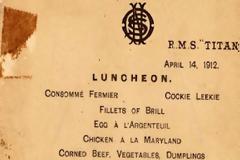 ΑΠΙΣΤΕΥΤΟ:  Δείτε το πόσο που πουλήθηκε το τελευταίο μενού του θρυλικού πλοίου 