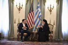 ΣΥΝΑΝΤΗΣΗ ΤΟΥ ΠΡΩΘΥΠΟΥΡΓΟΥ ΑΛΕΞΗ ΤΣΙΠΡΑ ΜΕ ΤΟΝ ΑΡΧΙΕΠΙΣΚΟΠΟ ΑΜΕΡΙΚΗΣ ΔΗΜΗΤΡΙΟ