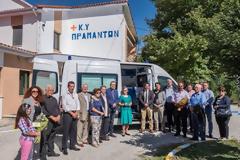 Ενα σύγχρονο ασθενοφόρο στο Κέντρο Υγείας Πραμάντων