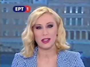 Φωτογραφία για Κόκκαλο οι τηλεθεατές από αυτό που είπε η Αντριάνα Παρασκευοπούλου στον αέρα του δελτίου της ΕΡΤ [video]