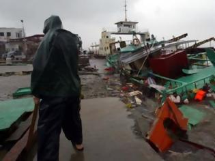 Φωτογραφία για Φονικός τυφώνας στην Κίνα με 19 νεκρούς