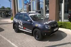 To Duster πλοηγός στο Ράλι Ακρόπολις