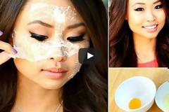 Βάζει το ασπράδι του αυγού στο πρόσωπό της - Ο λόγος; Εκπληκτικός...[video]