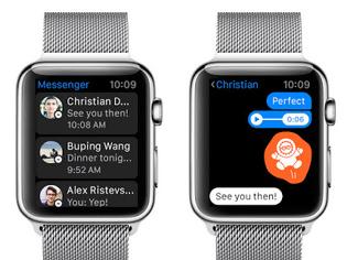 Φωτογραφία για Ο Messenger του Facebook τώρα και στο Apple Watch