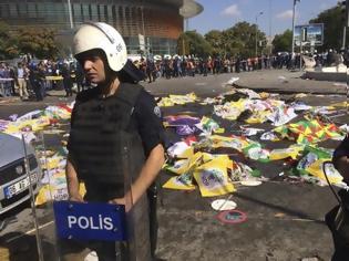 Φωτογραφία για Τραγωδία στην Άγκυρα - Διπλή έκρηξη πριν από «πορεία ειρήνης» - Aναφορές για 30 νεκρούς