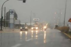 Ισχυρές καταιγίδες πλήττουν την περιοχή της Πάτρας