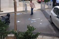 Τρόμος στο κέντρο του Ηρακλείου - Ταμπέλα ξενοδοχείου απείλησε ζωές