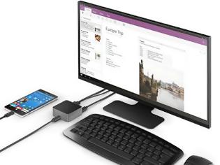 Φωτογραφία για To έξυπνο Display Dock μετατρέπει τα Windows 10 Phones σε PCs!