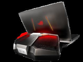 Φωτογραφία για Asus ROG GX700 και ROG G752 gaming laptops και ROG G20 Compact Desktop PC.