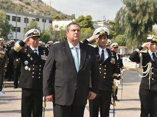 Φωτογραφία για Παρουσία πολιτικής και στρατιωτικής ηγεσίας του ΥΠΕΘΑ στην τελετή ένταξης της Πυραυλάκατου «Ρίτσος» στο Πολεμικό Ναυτικό