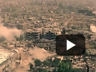 Φωτογραφία για Βίντεο από drone δείχνει την καταστροφή στη Συρία